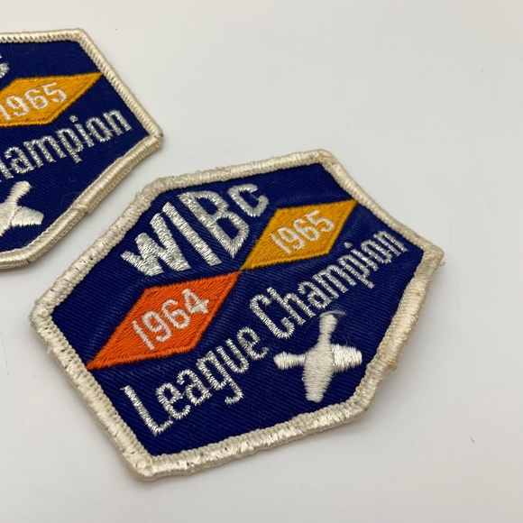 Vintage 1960s WIBC Bowling League Championship Collectible Patches - Picture 6 of 10
